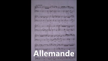 Charles Dieupart - 2ème suite pour le clavecin arrangée pour flûtes