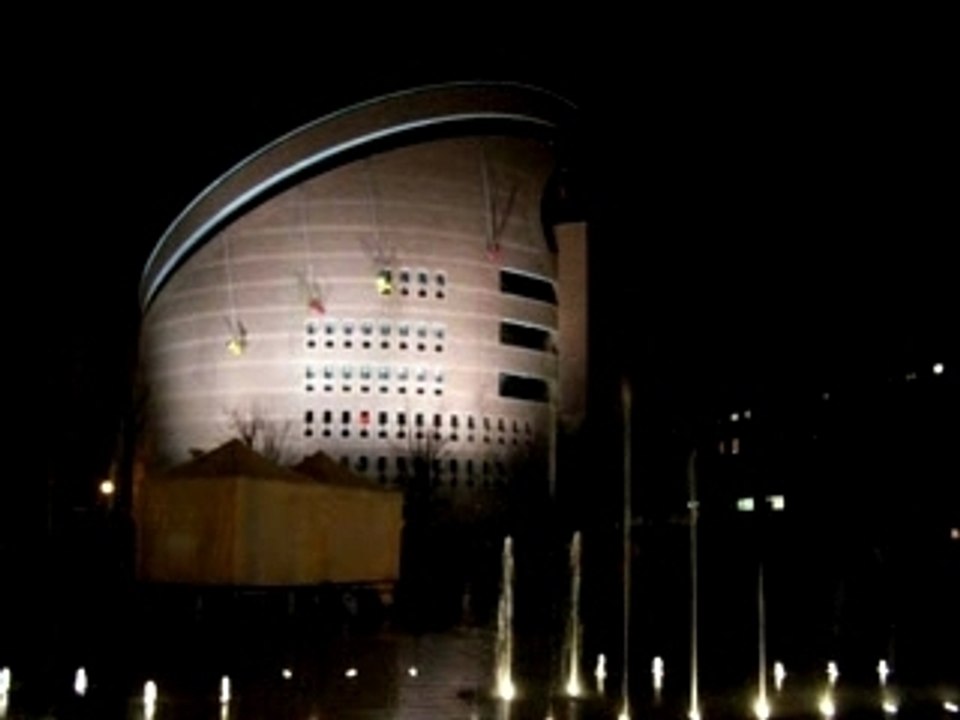 CATHEDRALE D'EVRY  LA NUIT