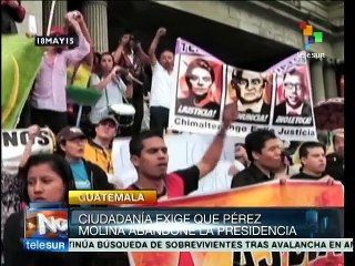 Otto Pérez Molina: Cumpliré mi mandato constitucional hasta el 2016