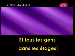 KARAOKE SACHA DISTEL - L'incendie à Rio