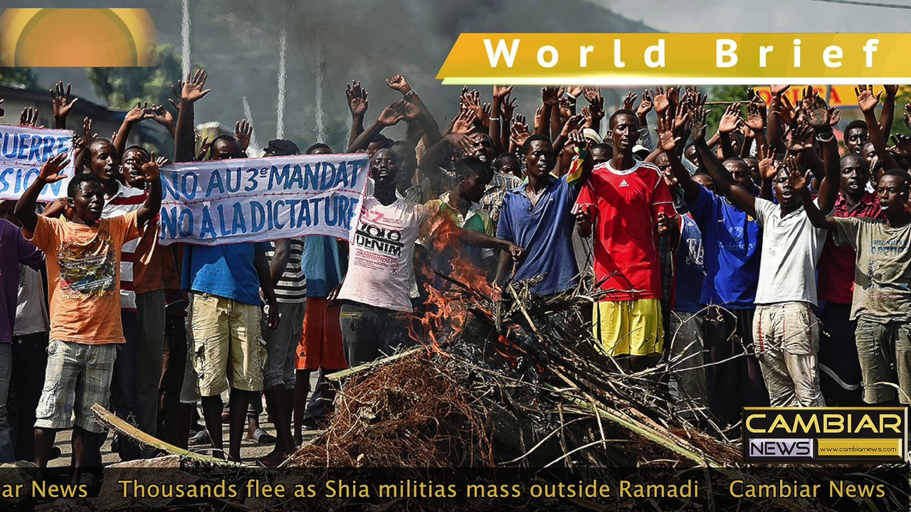 Cambiar News World Brief, 19th May 2015