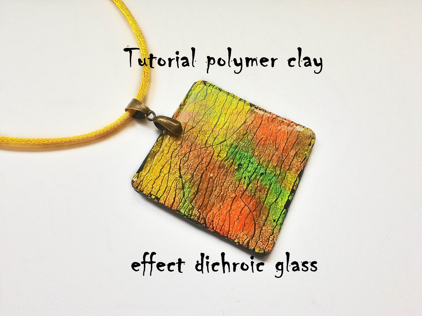 Fimo Polymer clay tutorial effect dichroic glass ENGLISH - Vídeo Dailymotion