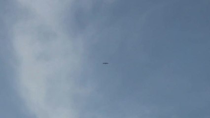 Cigar-shaped object spotted over Korea