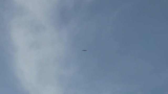 Cigar-shaped object spotted over Korea