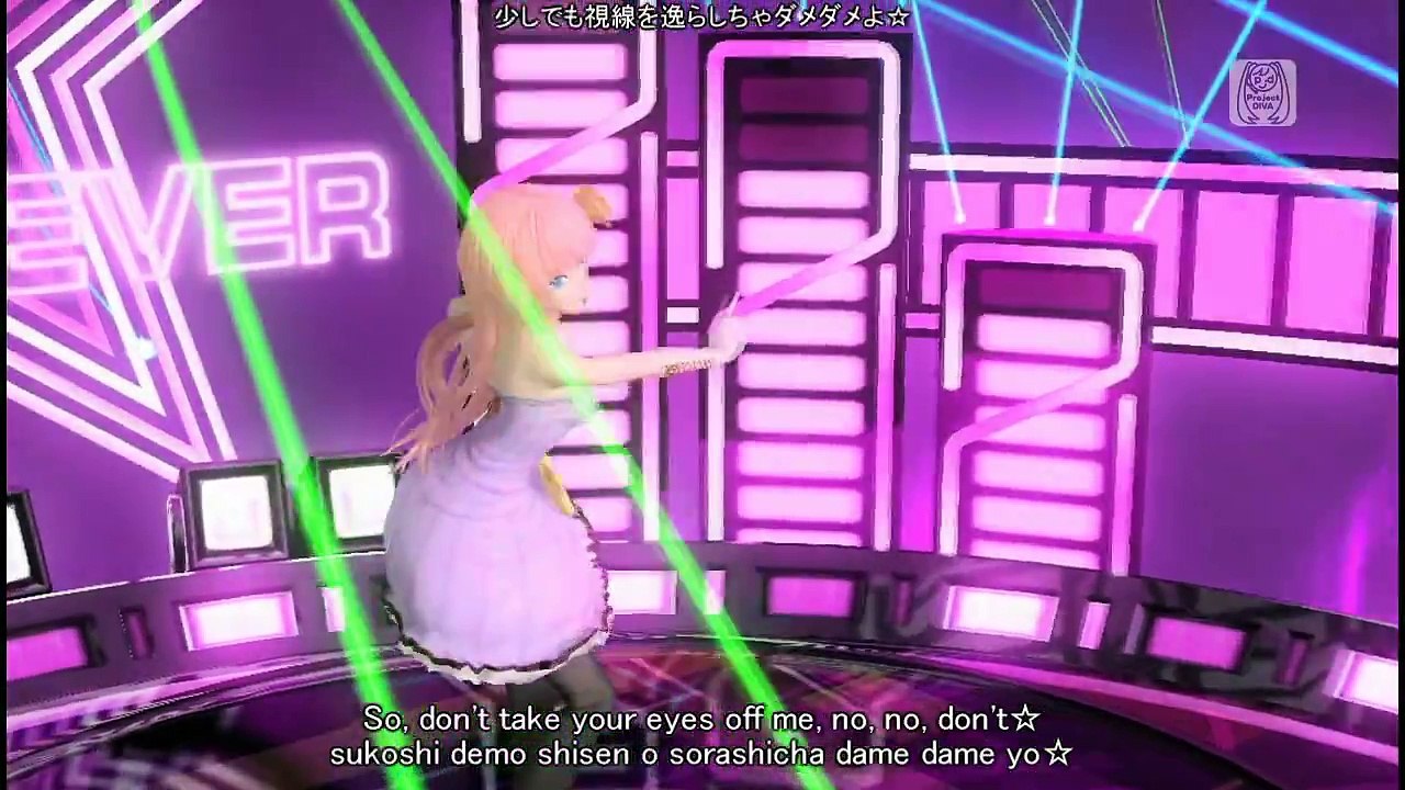 [60fps Full風] Luka Luka★Night Fever ルカルカ★ナイトフィーバー 巡音ルカ DIVA Dreamy theater ドリーミーシアター English Romaji