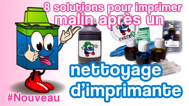 Nos 8 produits phares à utiliser après le nettoyage de vos buses d'impression