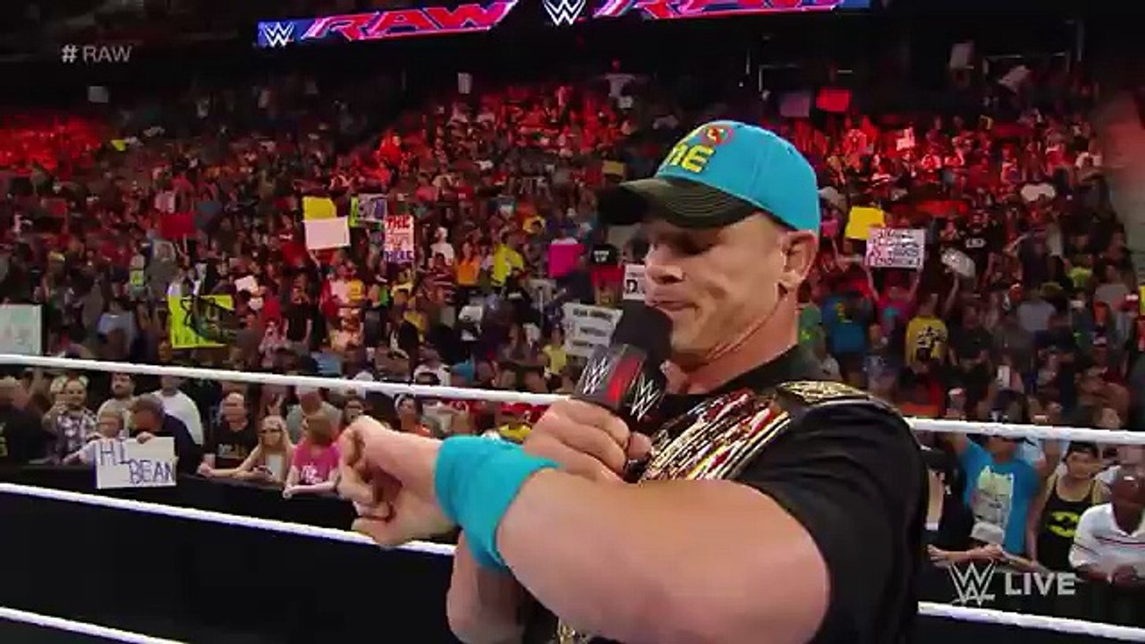 WWE: cinturón de John Cena fue pisoteado por Kevin Owens en el Raw (VIDEO)