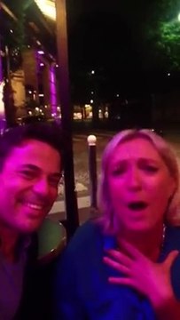 Marine Le Pen chante son amour à Nicolas Sarkozy