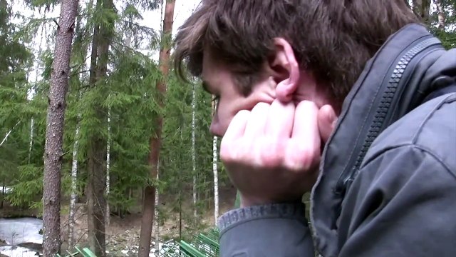 Amazingly cute hilarious stupid bear playing with branch incredible MUST SEE!