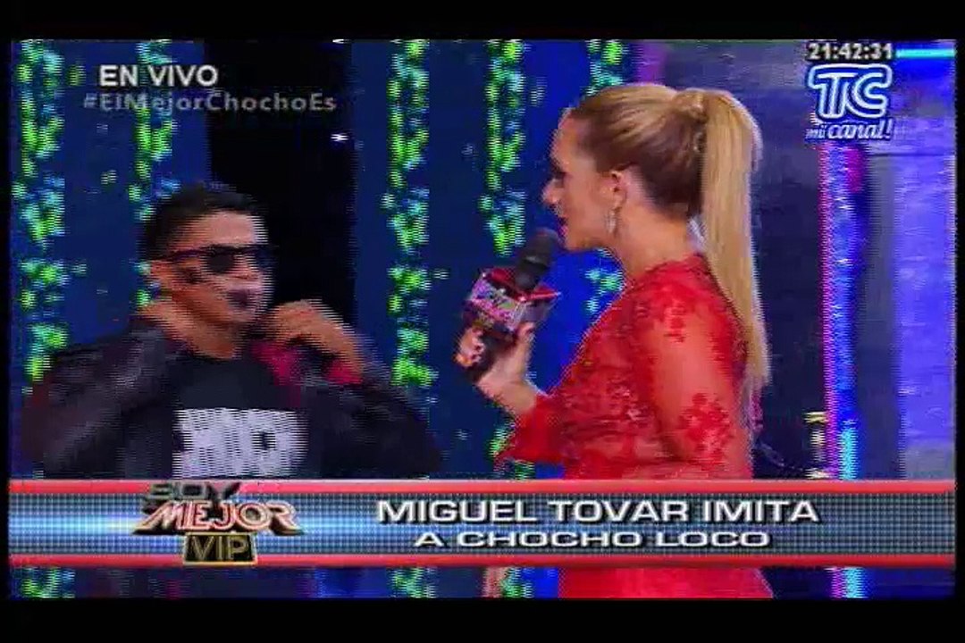 SEM - VIP: Miguel Tovar parodió al 'Chocho - Loco'.