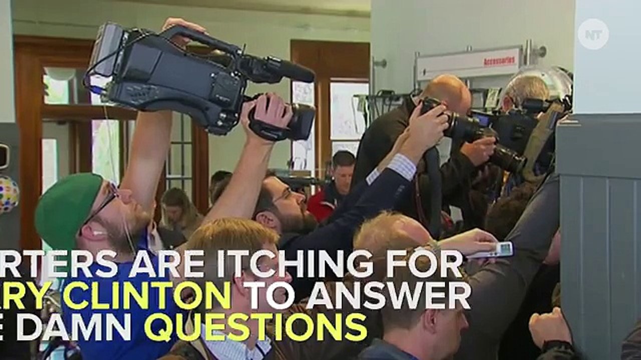 Hillary Clinton Shuts Down Interrupting Reporter