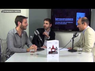 David Álvaro y Enrique Fonseca, autores de 'El método Podemos'. 8-5-2015