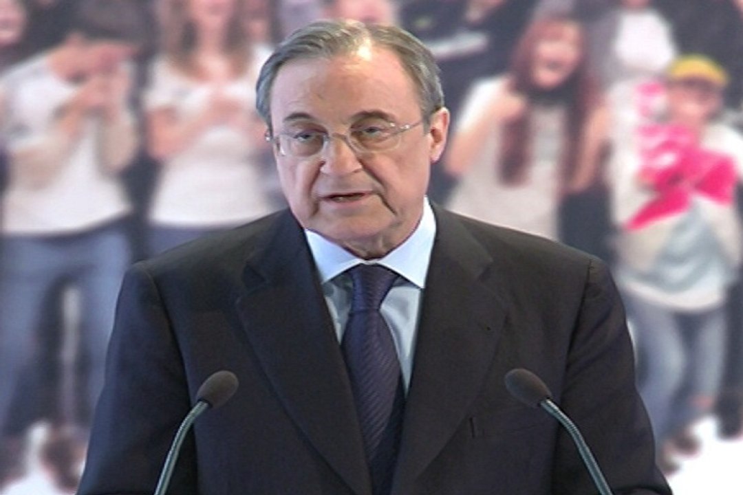 Florentino Pérez: "El Real Madrid no se rinde nunca"