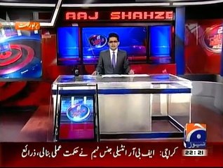 Aaj Shahzeb Khanzada Key Saath - 19th May 2015