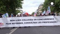 Francia, insegnanti medie in sciopero contro riforma