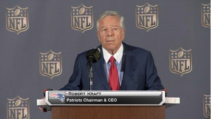 Kraft: Patriots have decided not to appeal punishment