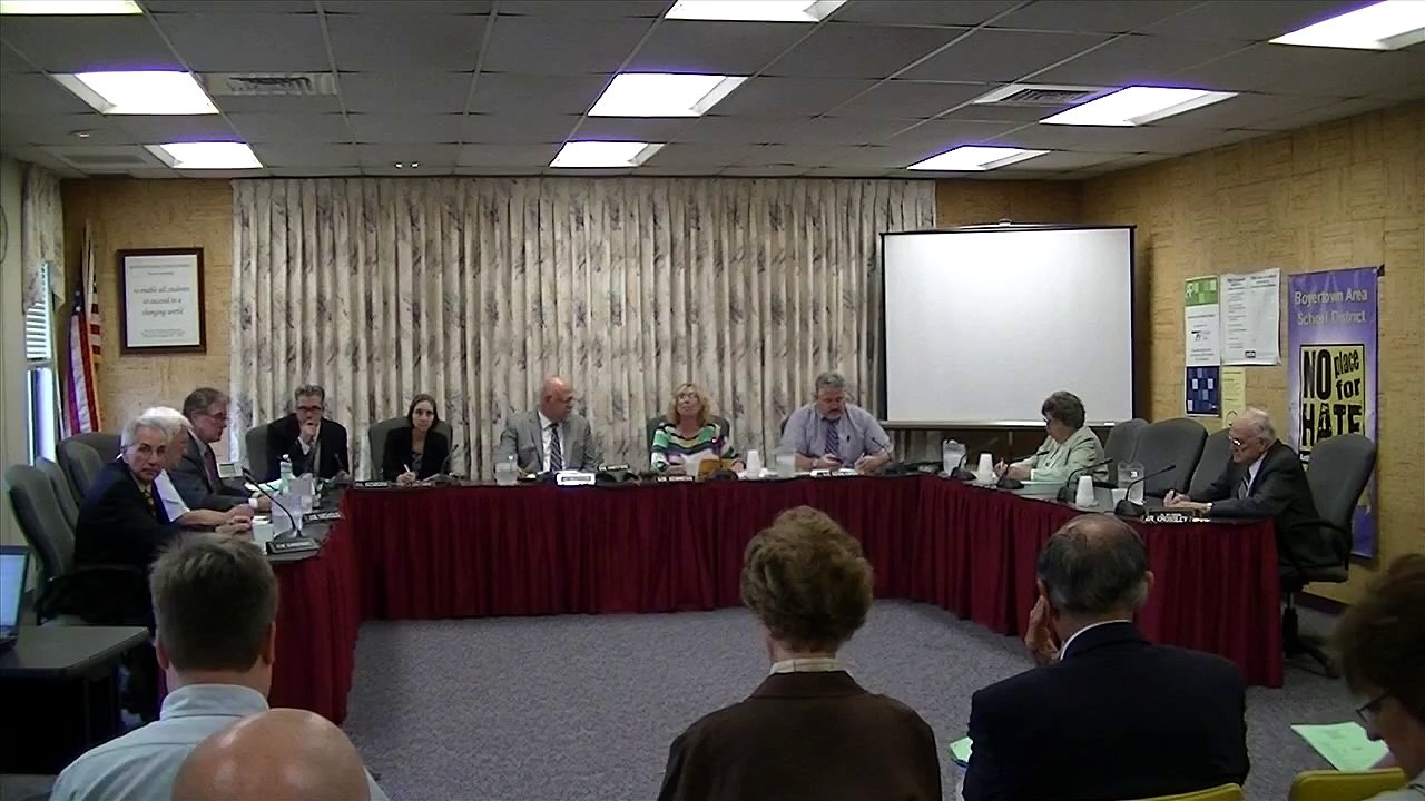 Special Meeting 8/6/13 - Boyertown Area School District