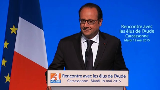 Discours aux élus de l'Aude (Carcassonne)