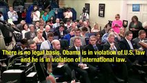 Obama Has No Authority to Attack Syria over Chemical Weapons, IT'S ILLEGAL