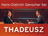 Hans-Dietrich Genscher bei THADEUSZ - Fiese Sieben