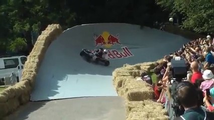 Red Bull Soap Box Race Car Flies Off Track