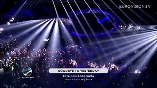Elina Born & Stig Rästa - Goodbye To Yesterday (Estonia) - LIVE at Eurovision 2015- Semi-Final 1