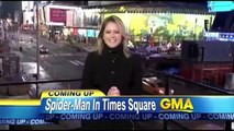 Spiderman Drops Reporter on Good Morning America