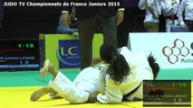 Place de 3 -57KG : COLMAN Doriane / CYSIQUE Sarah-Léonie