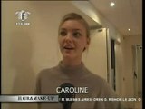 Caroline Trentini Gianfranco Ferre backstage