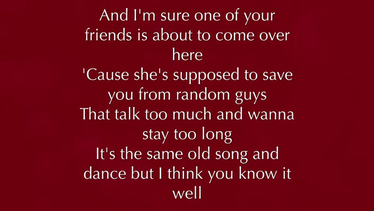 Sam Hunt- Take Your Time (lyrics)