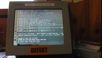 micros pos booting linux (evil touchscreen kasse of death)