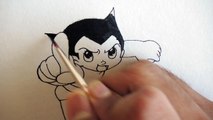 Copic Sketch Marker Drawing Astro Boy!