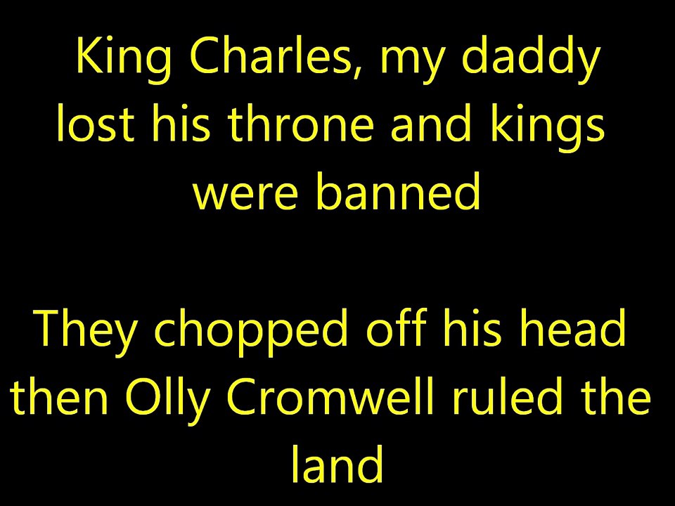 Charles II King of Bling Lyrics Horrible Histories video Dailymotion