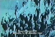 Juscelino Kubitschek inaugura Brasília em 21 de abril de 1960.