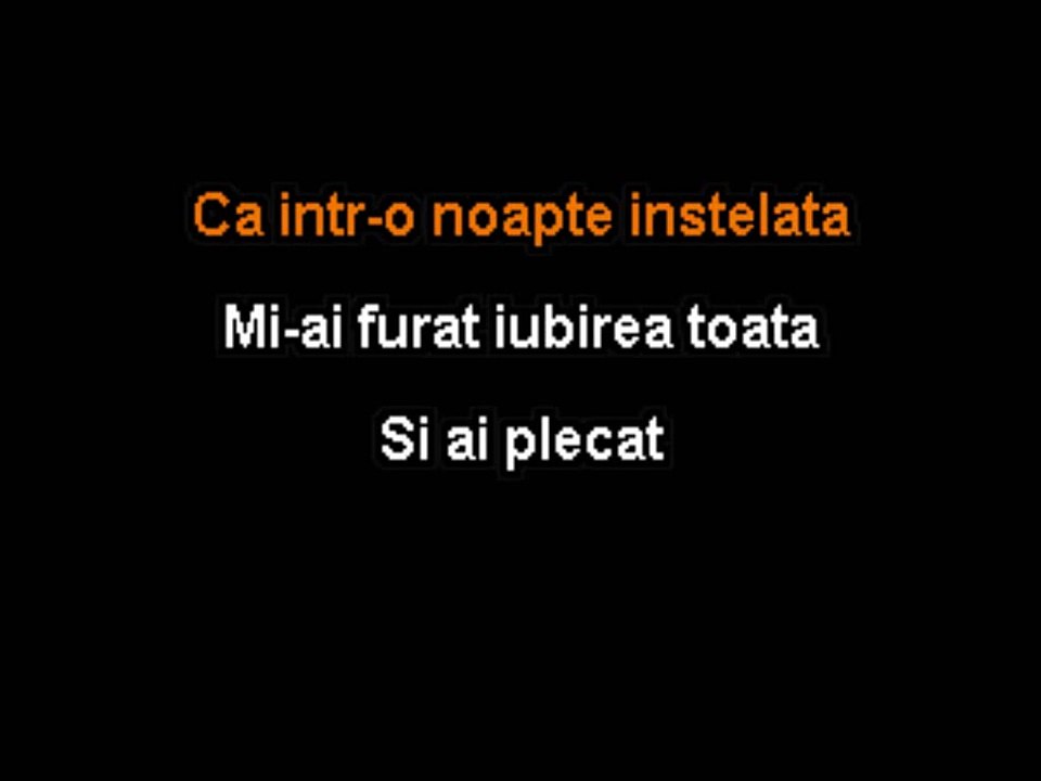 Aurel Tamas - Caravana (Karaoke)