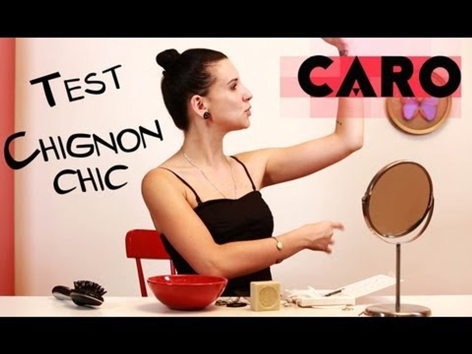 Chignon chic & facile de Caro