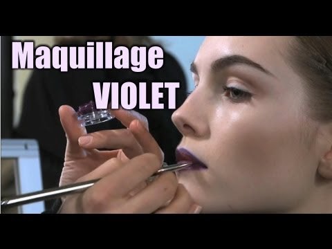 Maquillage : se maquiller en violet