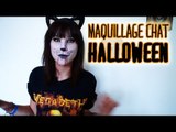 Maquillage facile Halloween chat Diable