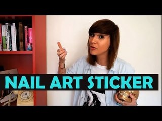 Nail art stickers : tuto beauté