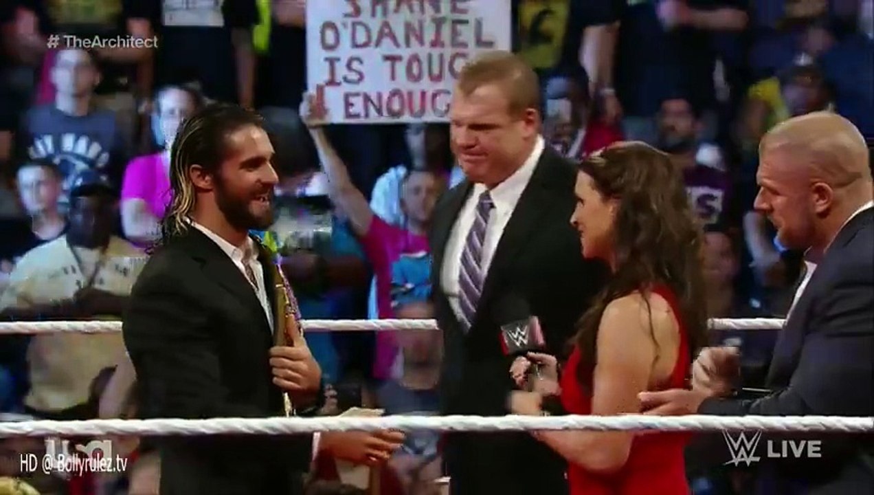 wwe Full HD 18/5/2015 Dean Ambrose treats Authority Wwe RAW Full HD