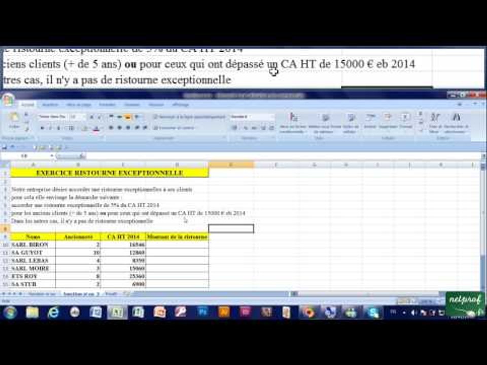 19 - Fonction Si Ou avec Excel