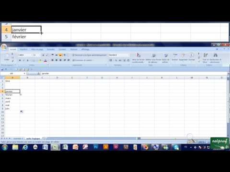 10 - Faire des suites logiques avecexcel
