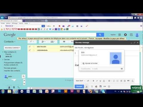 3k - Ecrire, envoyer un mail à un groupe de contact sur Gmail