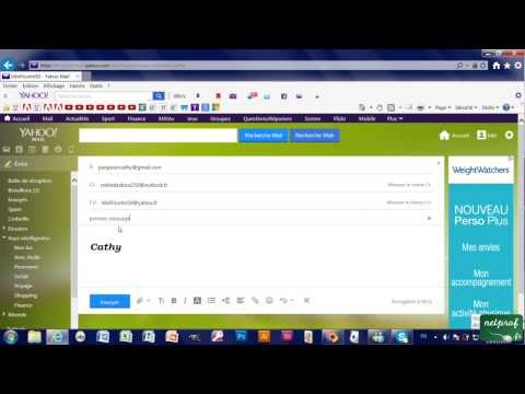 2b - Ecrire, envoyer un mail avec Yahoo, les différents champs