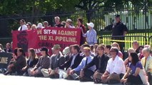 Daryl Hannah Arrested Protesting Outside White House At The Tar Sands Action