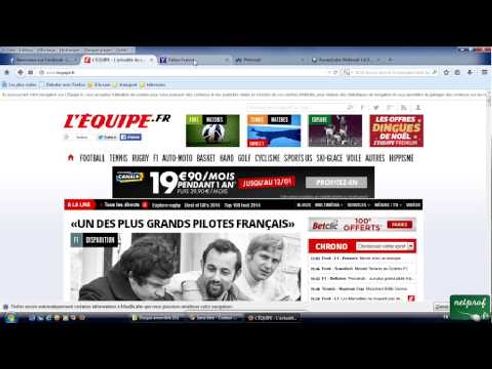 11 - Historique, supprimer l'historique sur Mozilla Firefox