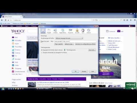 13 - Mettre une page de démarrage sur Mozilla Firefox