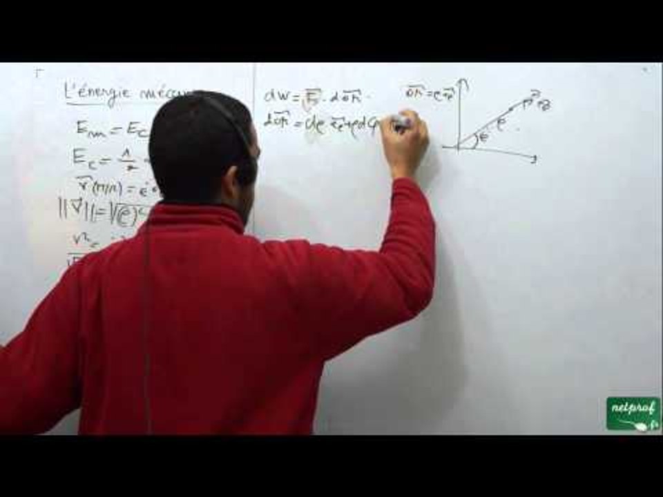 Mdp, ch 04, Mouvement à force centrale, 11 L'énergie mécanique