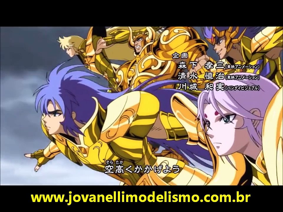 Os Cavaleiros do Zodiaco Soul of Gold Abertura em Português Oficial Saint Seiya