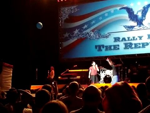 Amie Allen at Rally for the Rplc: Ron Paul Revolution Song